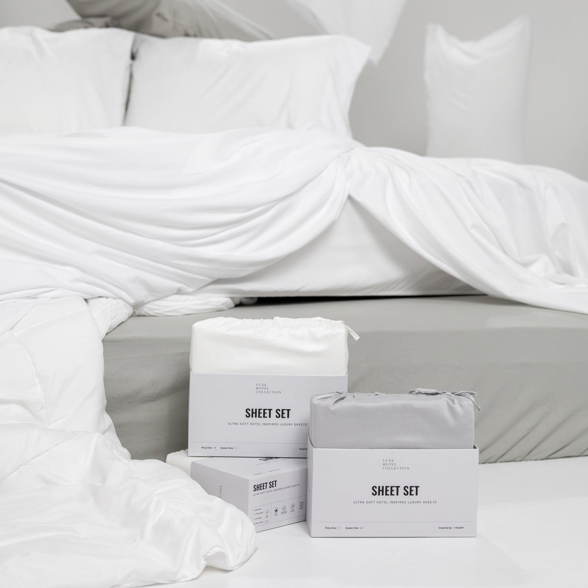 Cotton Blend Midnight Sheet Set