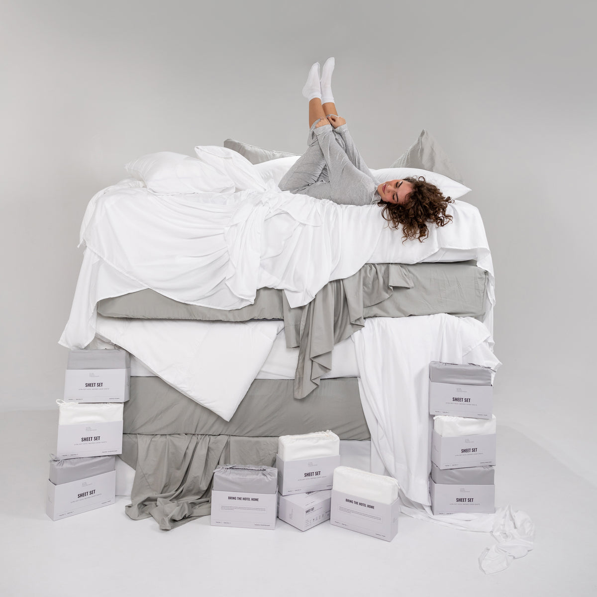 Cotton Blend Midnight Sheet Set